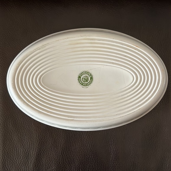 Pomona Portmeirion Oval Dish Designed by Susan Williams “Hoary Morning Apple” - Picture 6 of 7
